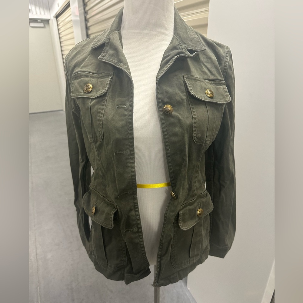 Chaps Olive Green Utility Jacket